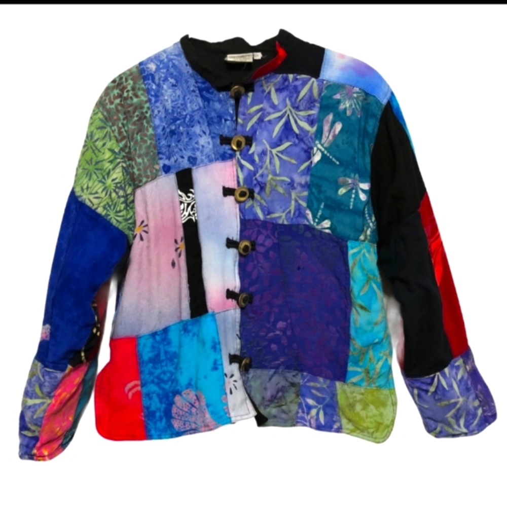 KOSI BALI Colorful Artistic Patch Jacket